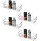 Abyss ABDY-0119 Chrome Finish Stainless Steel Bottle Rack (Pack of 4)