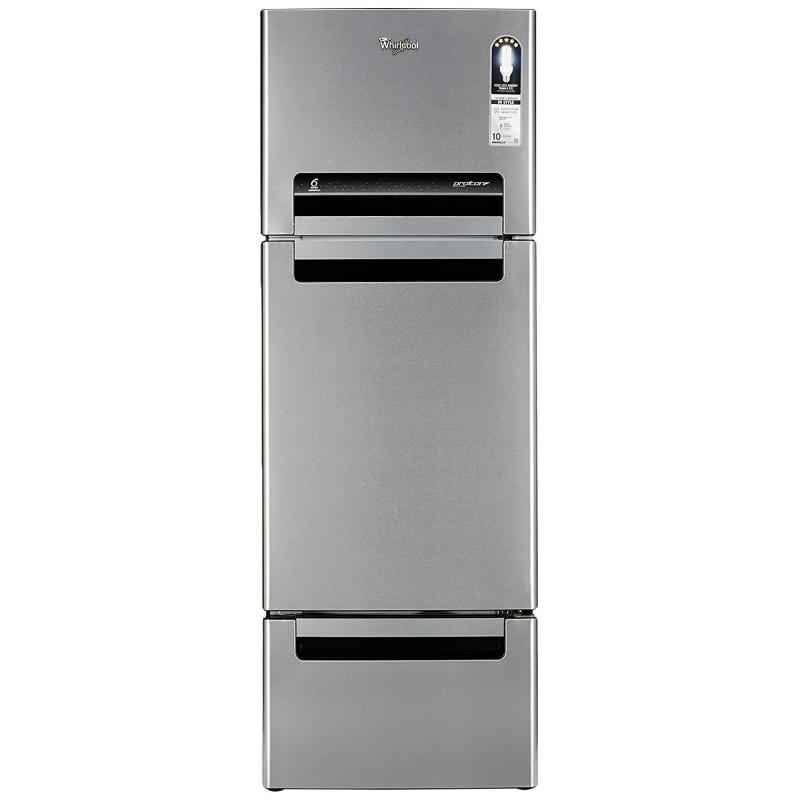 Whirlpool 300 Litre Alpha Steel Frost Free Multi-Door Refrigerator, FP 313D Protton Roy (2017)