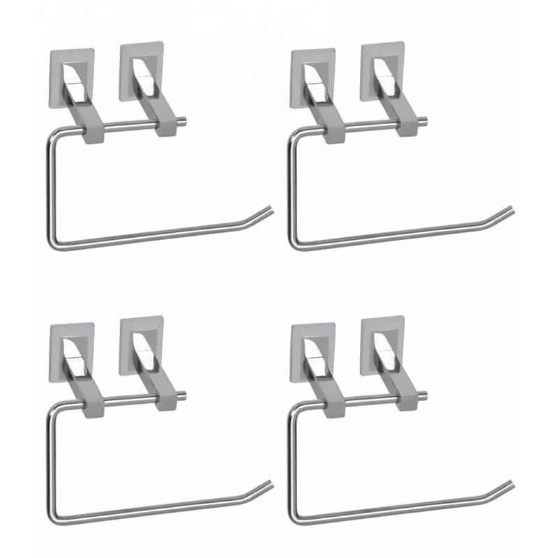 Abyss ABDY-1124 Glossy Finish Stainless Steel Towel Ring (Pack of 4)