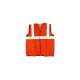 Prima PSJ-02 Orange 2-Inch Reflector Cloth Safety Jacket