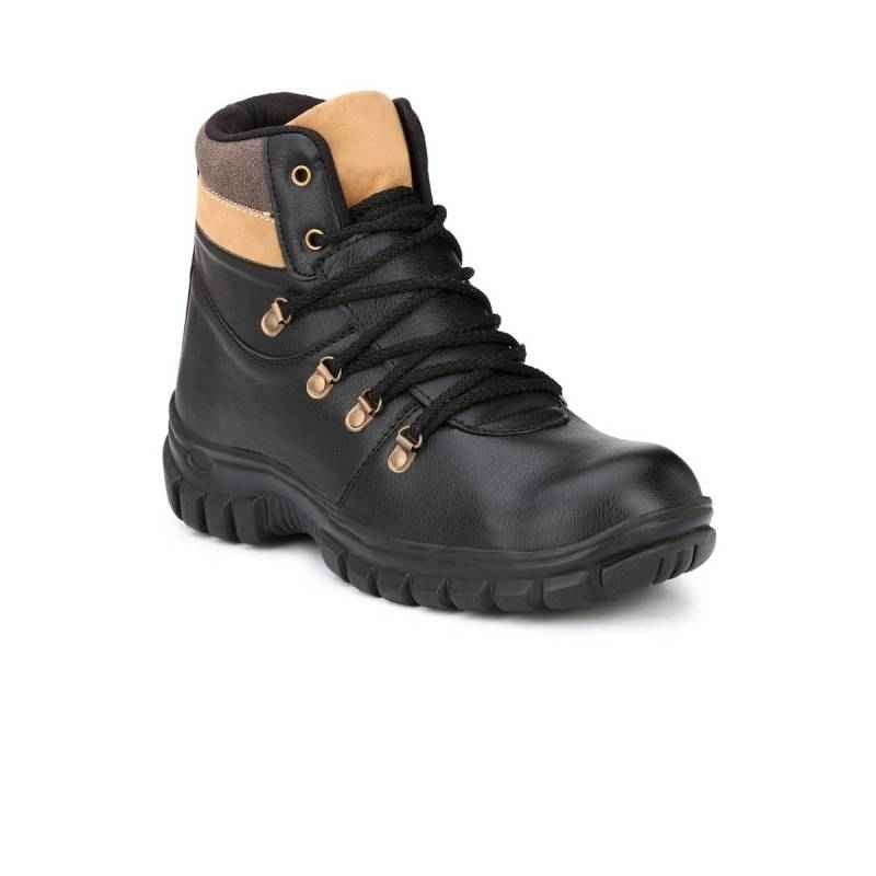 Eego Italy Z-WW-29 Steel Toe Black Work Safety Boots, Size: 7