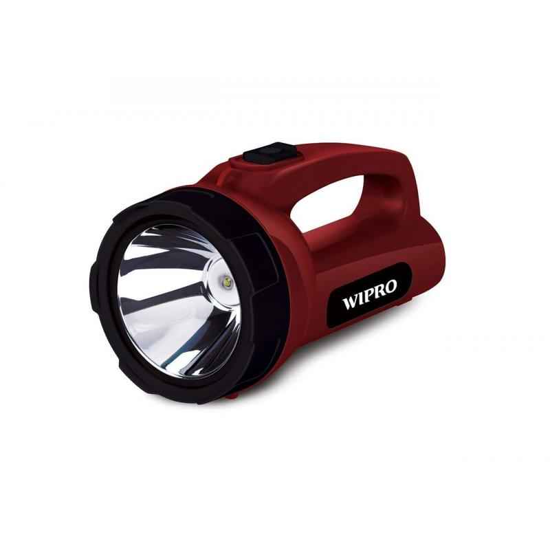 Wipro Emerald 5W Rechargeable LED Torch (with Inbuilt Lithium Battery)