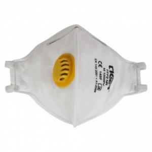 Mallcom M 1202PV White Face Mask Protective Gear With Valve (Pack of 20)