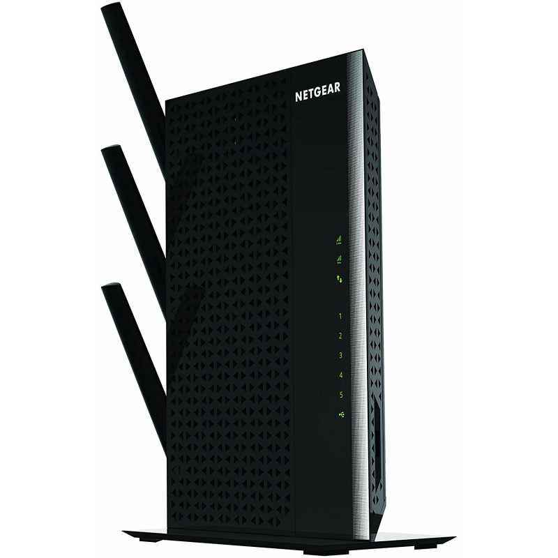 Netgear AC1900 NIghtHawk WiFi Range Extender with 4-Port, EX7000-100PES