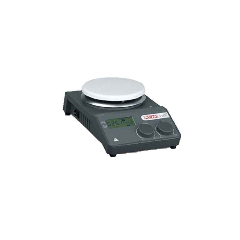 Remi Magnetic Stirrer with Stainless Steel Hot Plate, 5 MLH Plus, Stirring Capacity: 5 L