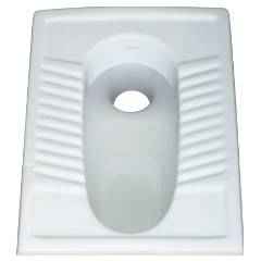 Cera Orissa Squatting Pan, 2877 (OR), Colour: Ivory