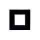GM Glossy Black CASA VIVA Plate with Support Frame, PX SF 02 002-B
