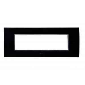 GM Glossy Black CASA VIVA Plate with Support Frame, PX SF 07 016-B
