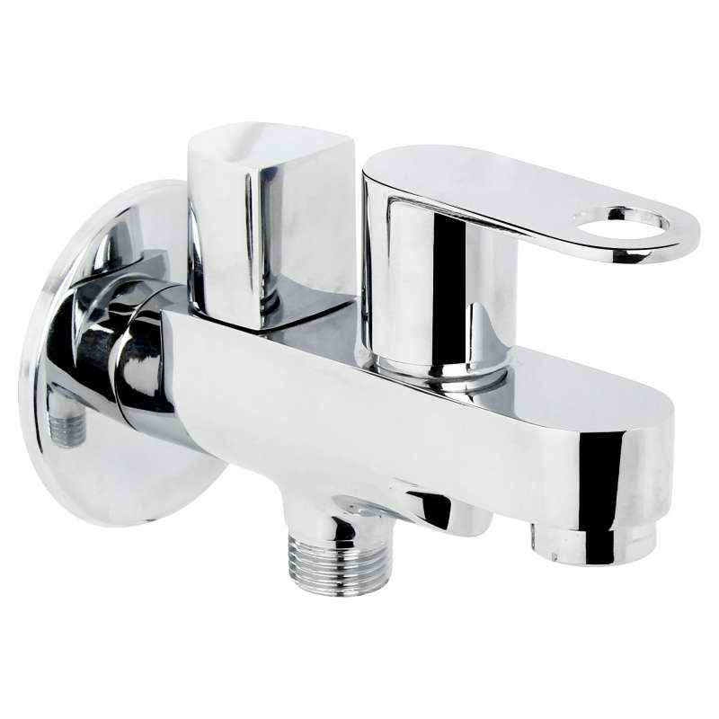 Kamal ONX-6418 Onyx Wall Mount Two in One Bib Cock Twin Elbow Valve Faucet
