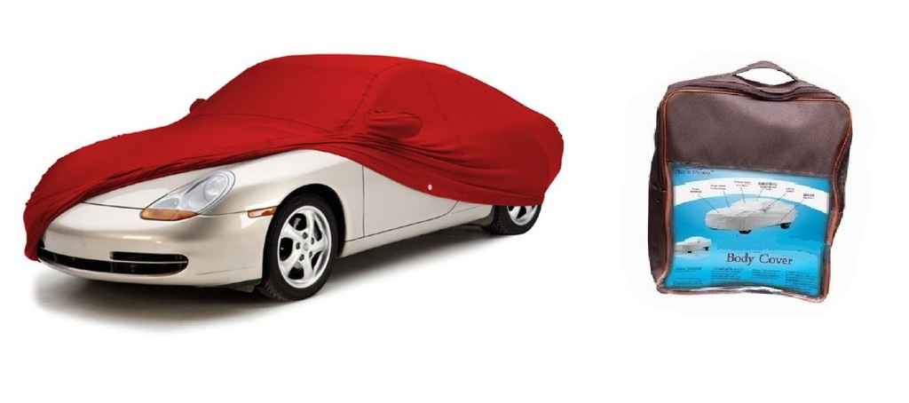 Buy Autolane Red Matty Car Cover With Buckle Belt For Toyota