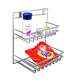 Abyss ABDY-1588 Chrome Finish Stainless Steel Bathroom Rack (Pack of 4)