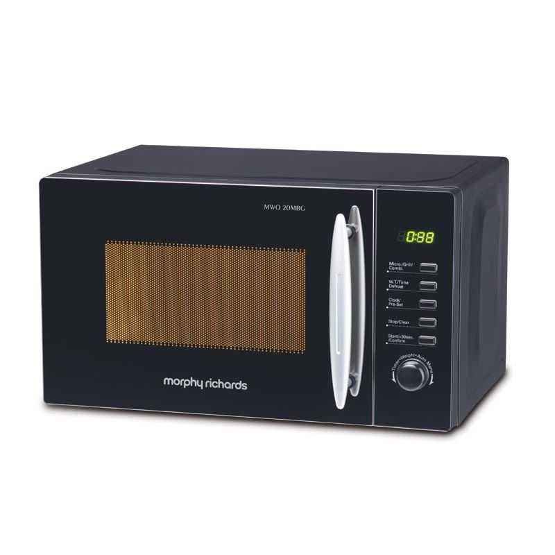 Morphy Richards 20MBG 20 Litre Black Microwave Oven, 790009
