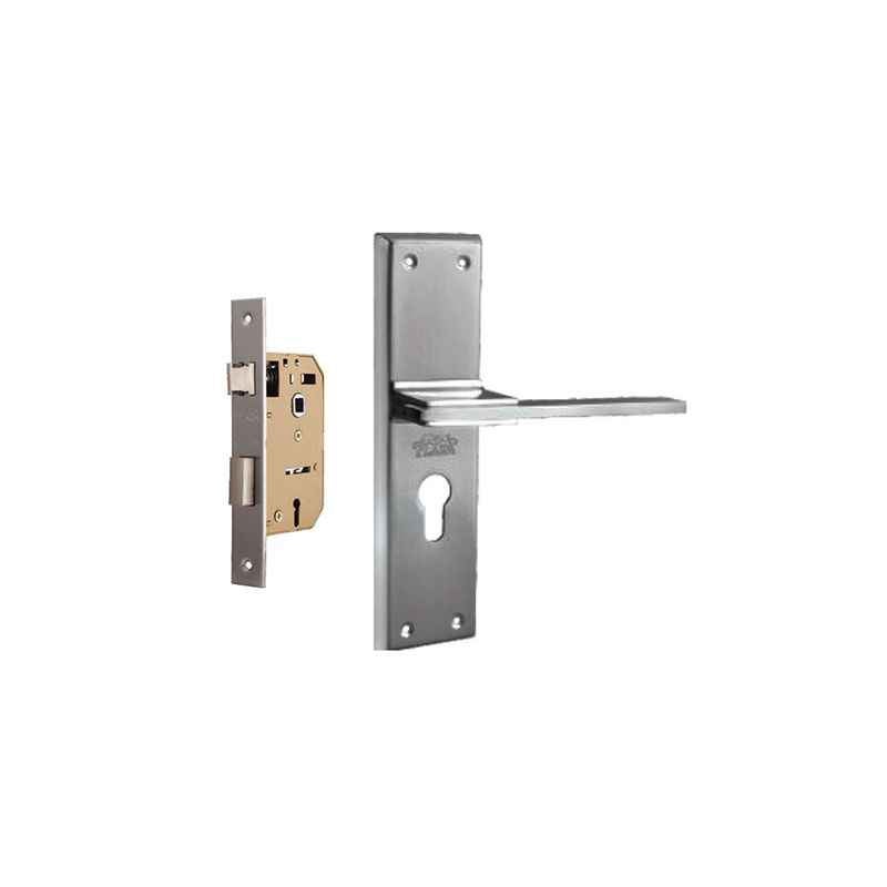 Plaza Mustang Stainless Steel Finish Handle with 65mm Mortice Lock & 3 Keys