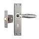 Plaza Flora Stainless Steel Finish Handle with 200mm Baby Latch Keyless Lock
