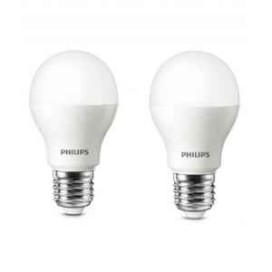 Philips 4W E-27 Warm Polycarbonate LED Bulbs (Pack of 2)