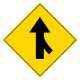 Asian Loto 3 m Traffic Sign Merge-Right Sign Board, ALC-SGN-15-900