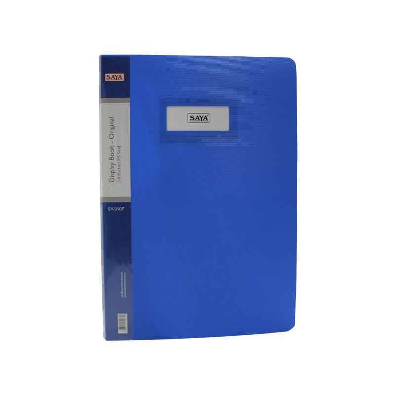 Saya SY310F Royal Blue Display Book 10 Pockets F/C, Weight: 152 g (Pack of 4)