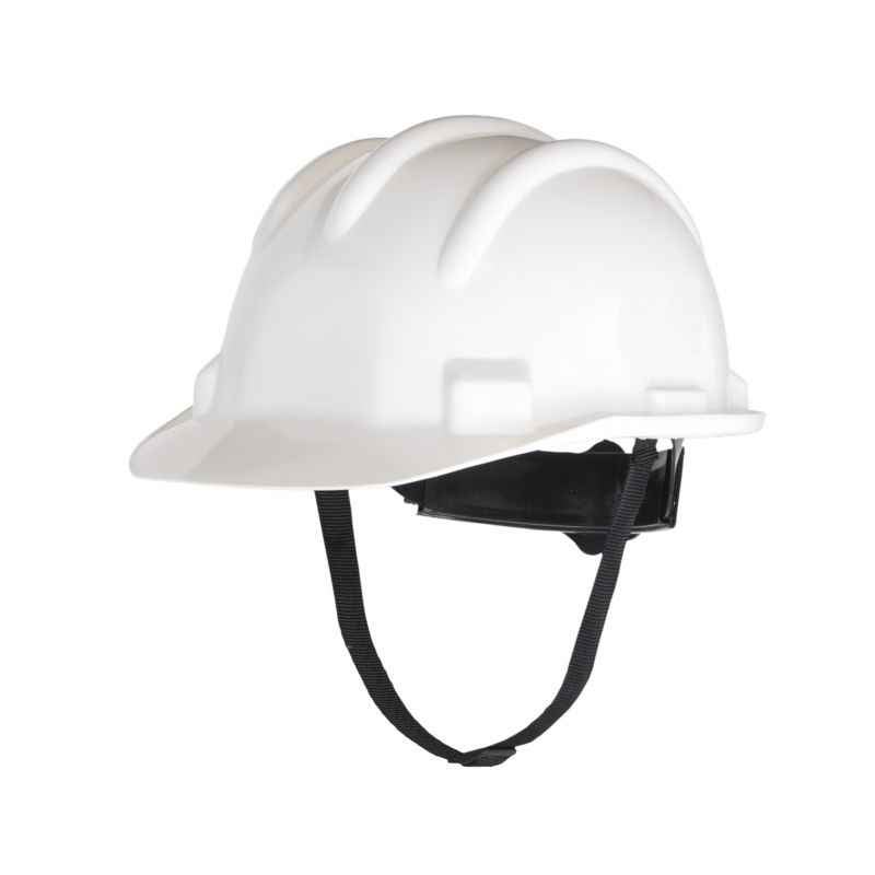 Asian Loto Ratchet White Safety Helmets, ALC-SHR-W