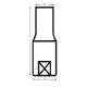Stanley 1/4 Inch 6 PT Deep Socket, 8mm, STMT73202-8B-12