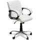 Mezonite White Medium Back Leatherette Office Chair (Pack of 2)