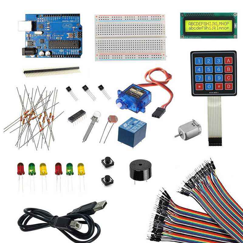 Electrobot 25Pcs EB-Arduino Uno 3 Ultimate Starter Kit