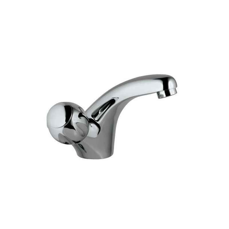 Jaquar CON-CHR-127BKN Continental Swan Neck Pillar Tap Bathroom Faucet