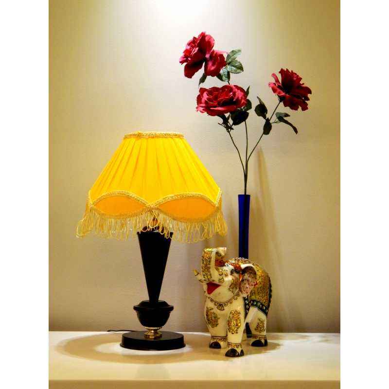 Tucasa Table Lamp with Fringe Shade, LG-428, Weight: 700 g