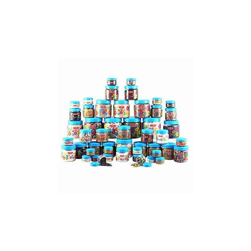 Princeware 50 Pieces Blue Storage Container Set