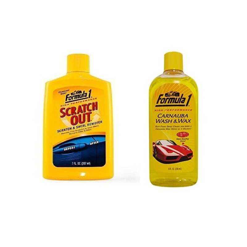 Formula 1 Combo - 473ml Car Wax & 207ml Scratch Out