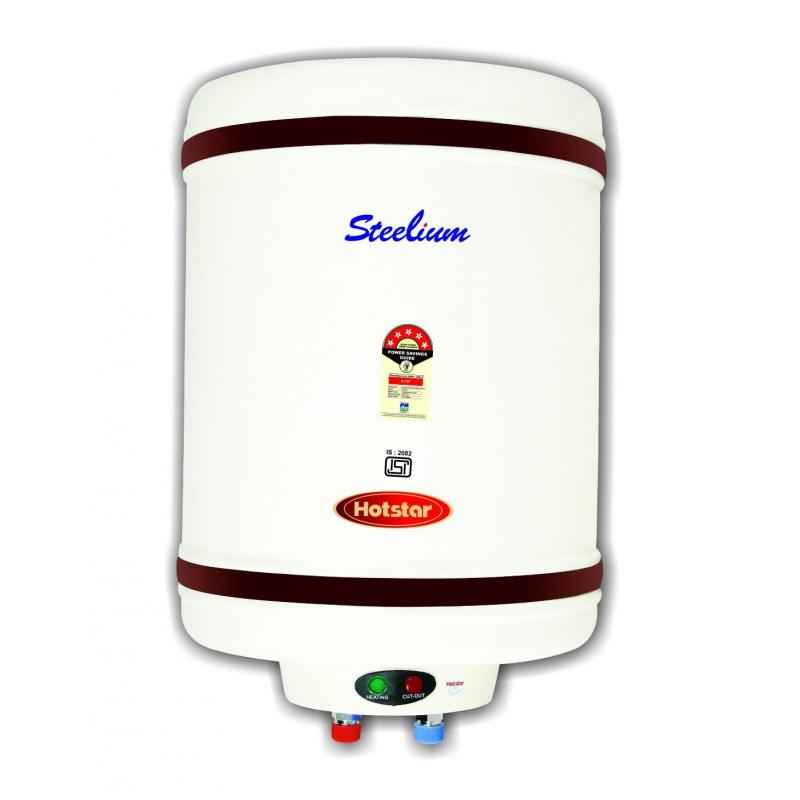 Hotstar Steelium 15 Litre White Water Heater