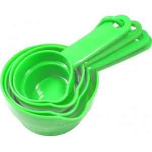 Stealodeal 4 Pieces Green Measuring Cup Set