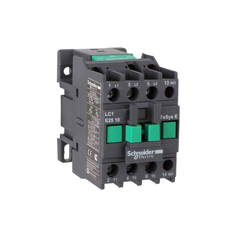 Schneider Electric 50 Hz 1NO+1NC 3 Pole AC Power Contactor, LC1E160