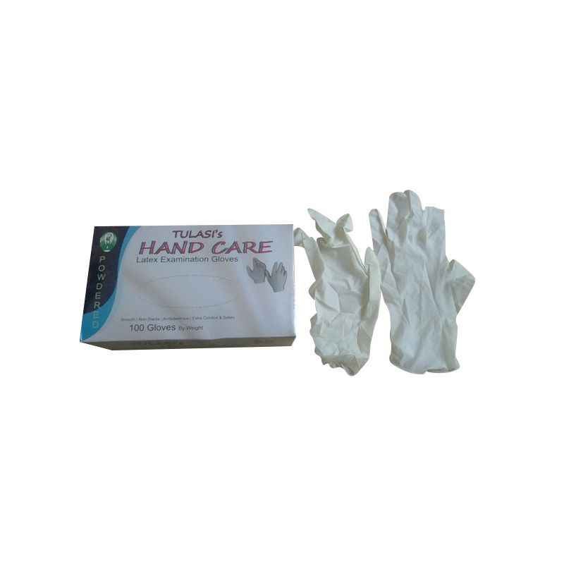 Powerpro Disposable Latex Hand Gloves, Size: L(Pack of 100)