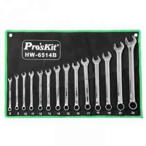 Proskit HW-6514B 14Pcs Combination Wrench (Metric)
