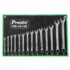 Proskit HW-6514B 14Pcs Combination Wrench (Metric)