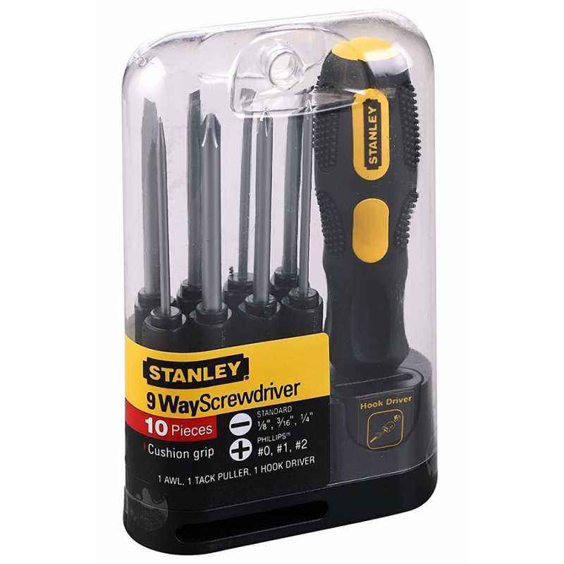 Stanley 9 Way Screwdriver Set, STHT62511-8 (Pack of 6)