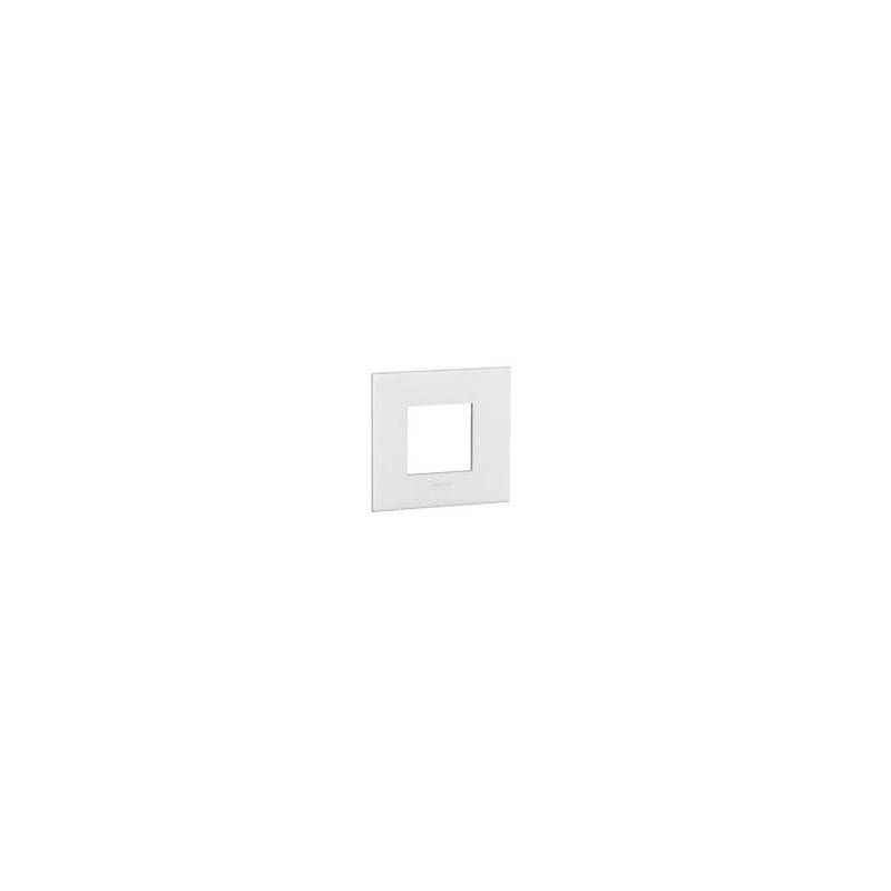 Legrand Arteor 4 Module White Square Cover Plate With Frame, 5757 30 (Pack of 5)