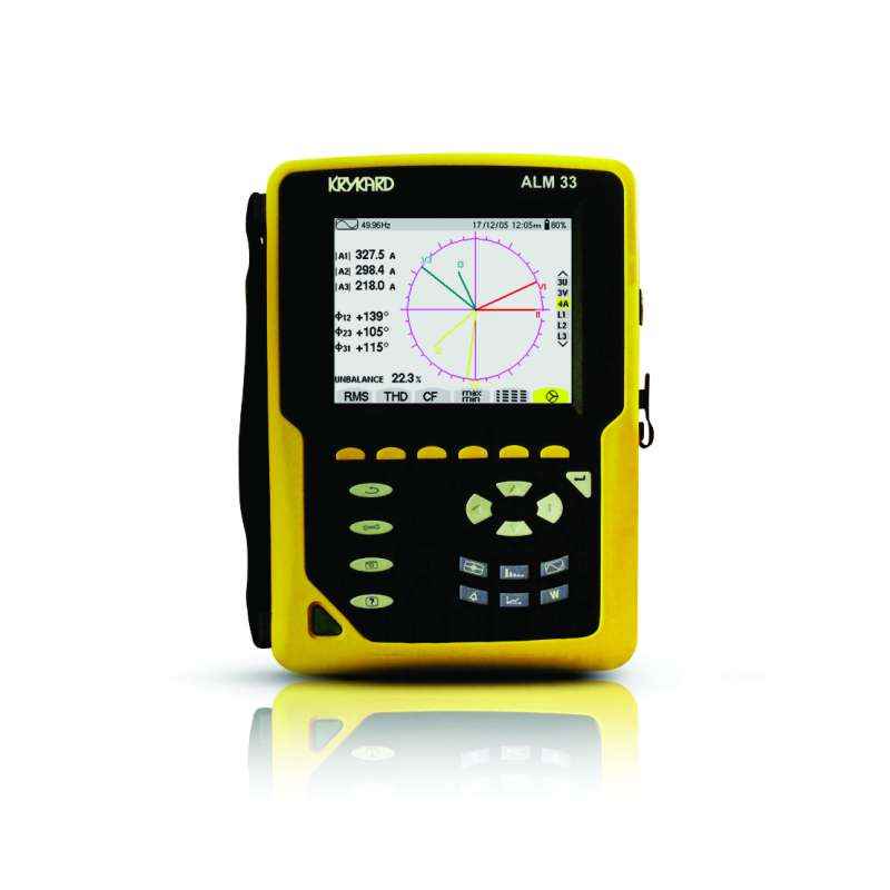 Krykard Three Phase Portable Power Quality Analyser Without CT, ALM 33