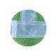 Kasa Life 2 Inch Net Type Green Reflective Safety jacket, KL-2NG (Pack of 10)