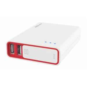 Portronics Charge II Plus 10000mAh White Compact Power Bank, POR 386