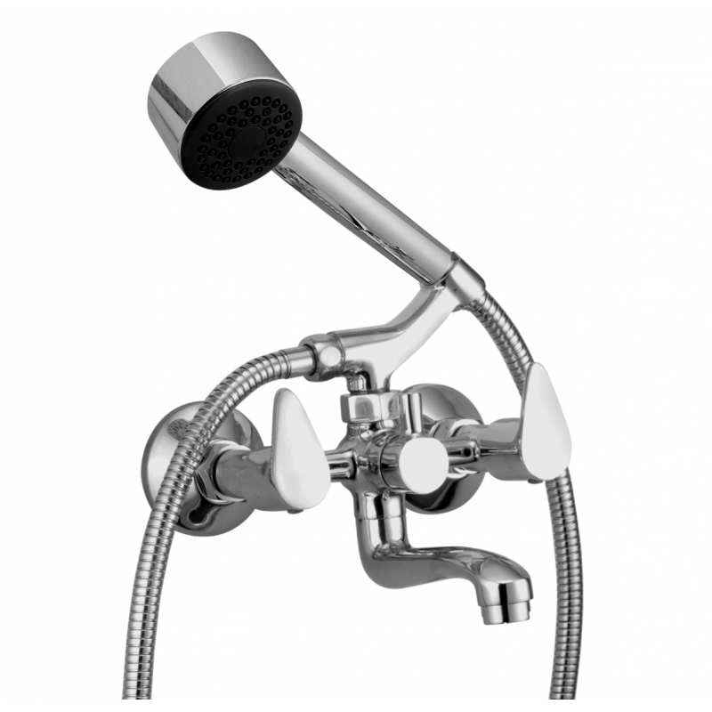 Kamal Wall Mixer ( with hand shower) - Vignette with Free Tap Cleaner, VGN-2841