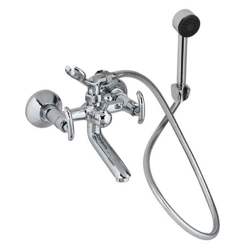 Kamal Wall Mixer (w/ Crutch)-Alto with Free Tap Cleaner, ALT-2041