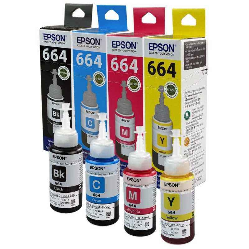 Epson Ink Bottle Set of 4 Pieces