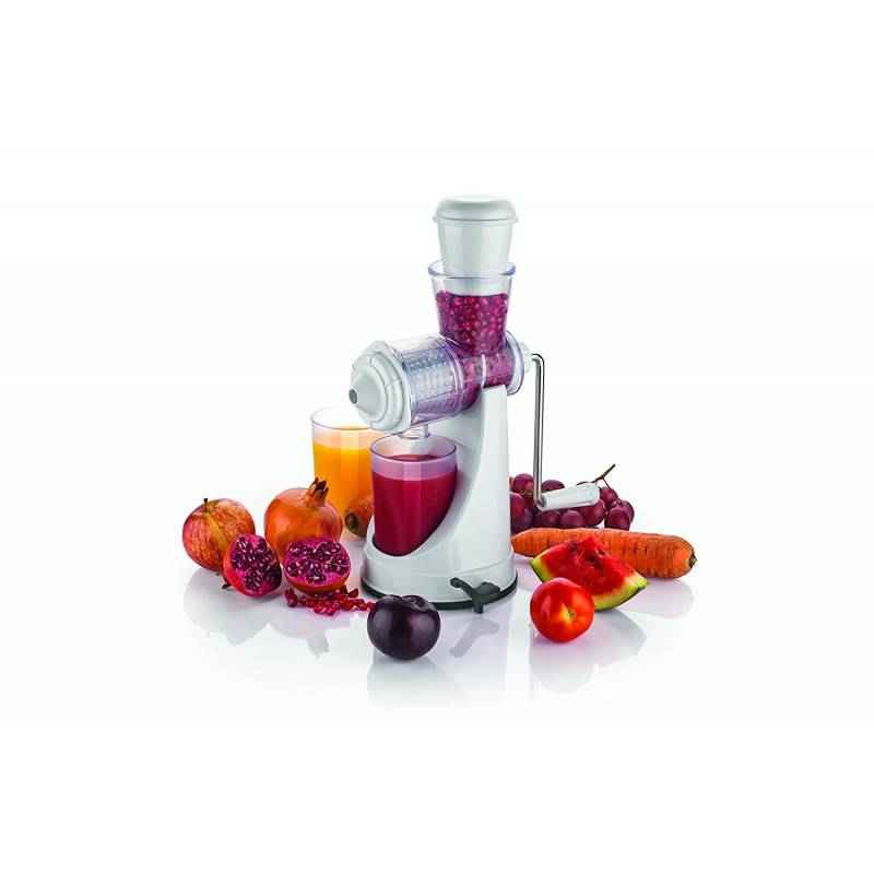 Cierie White Plastic Vegetable & Fruits Hand Juicer