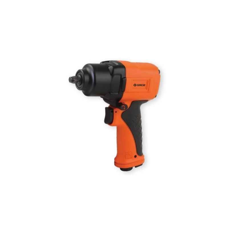 Groz 3/8 Inch Pro+ Series Air Impact Wrench, IPW/3-8/PRM