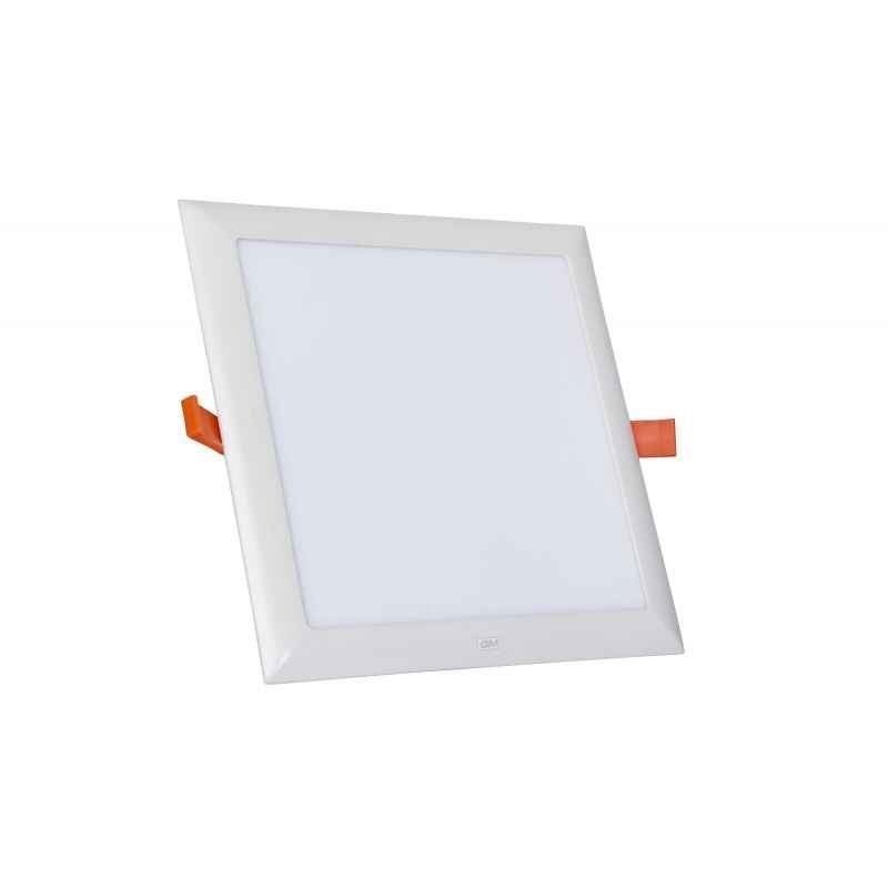 GM Ocho 18W Cool Light Non-Dimmable Square Slim Panel Light, 4000 K