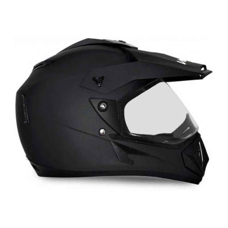 Vega Off Road Motocross Black Helmet, Size (Medium, 580 mm)