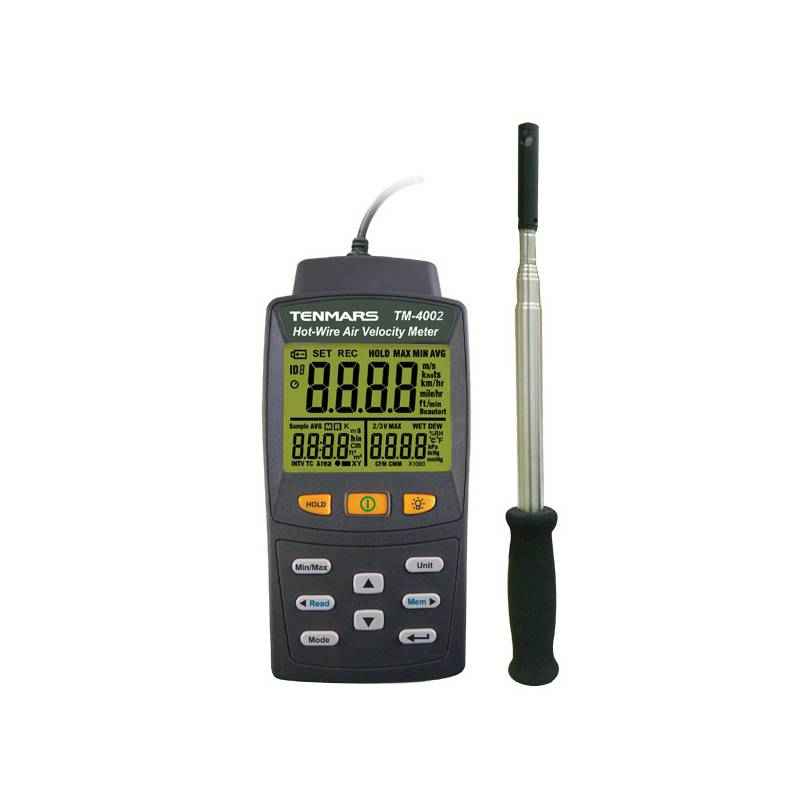 Tenmars Hot-Wire Air Velocity Meter, TM-4002