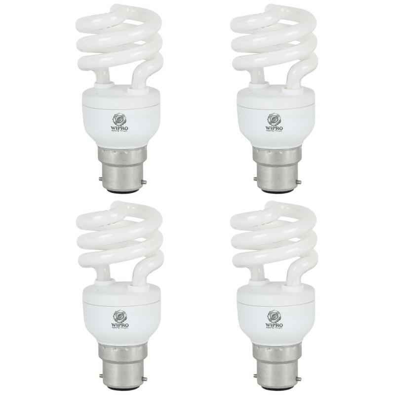 Wipro 12W Twister CFL, Weight: 0.298 g (Pack of 4)