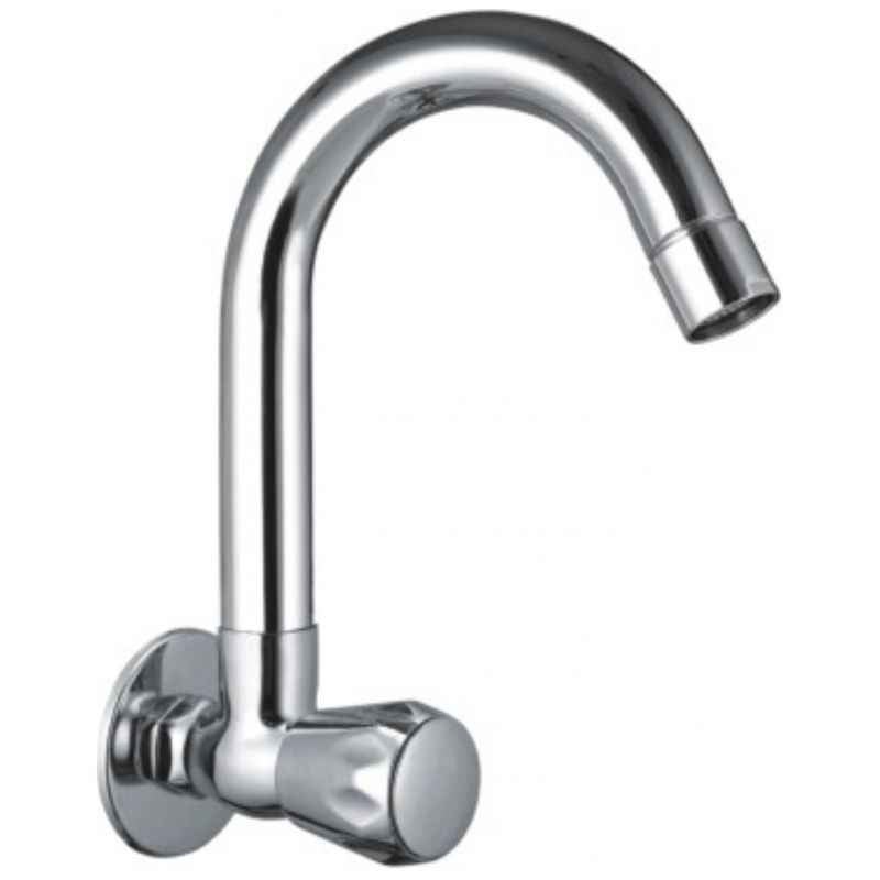 Snowbell Continental Brass Chrome Plated Sink Cock